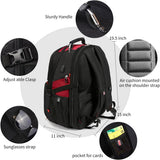 SHRRADOO Mochila de viaje extragrande para laptop de 50L con puerto...
