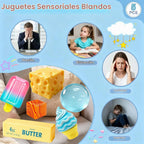 Pelotas para el estrés con forma de mantequilla de rebote lento, 2026, pelota para apretar realista, juguetes suaves para apretar, juguetes para aliviar el estrés, juguetes para ansiedad con rebote