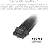 ASUS TUF Gaming 850W Oro (850 vatios, compatible con ATX 3.0, fuent...