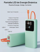 Banco de energía para portátil, 24000 mAh, 65 W, cargador portátil...