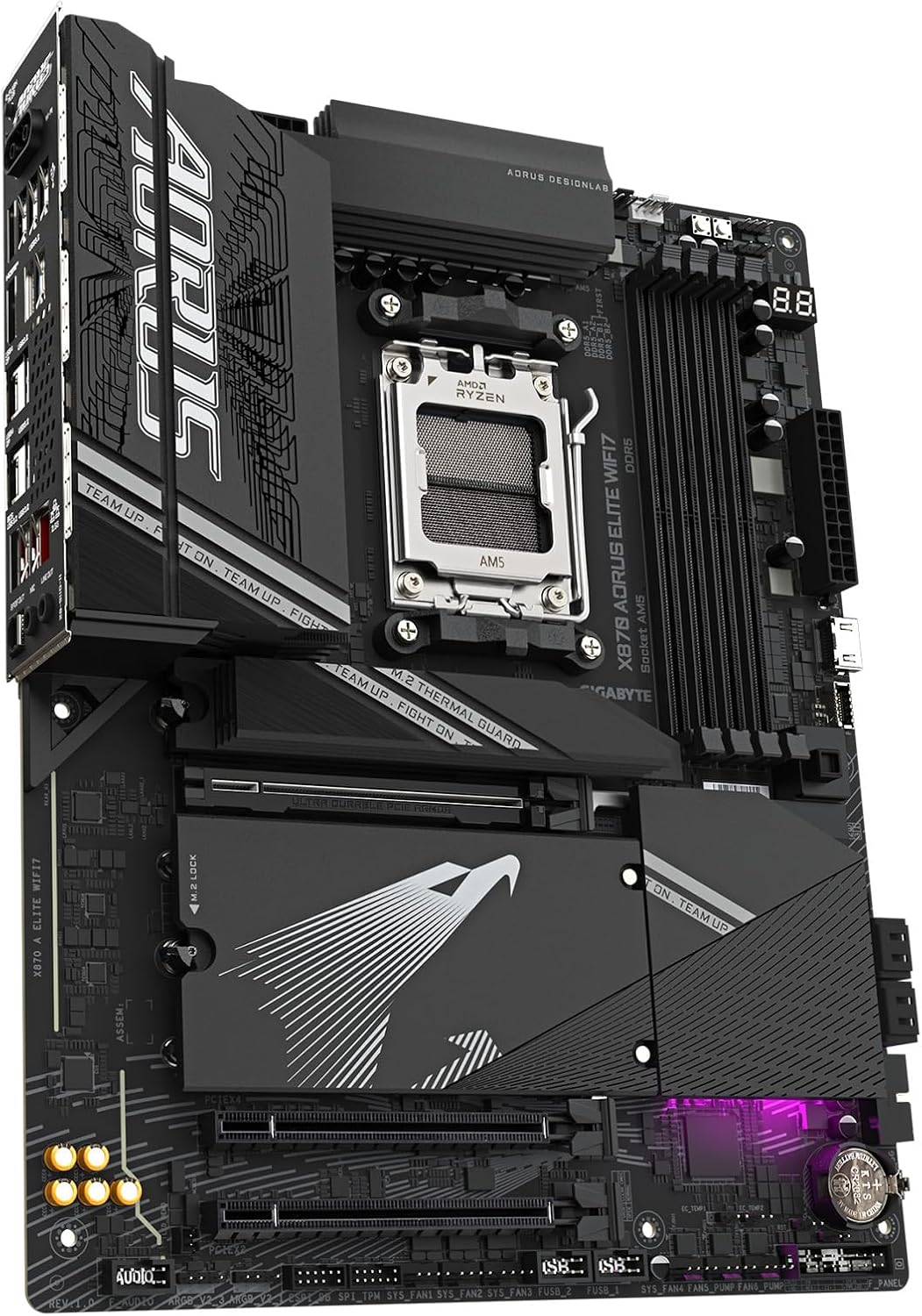 GIGABYTE X870 AORUS Elite WIFI7 AMD AM5 LGA 1718 Placa base, ATX, D...