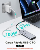 MOKiN Estación de acoplamiento USB C Monitor dual 2 HDMI para portá...