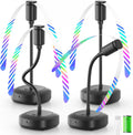 Edvision Fly Fans para mesas, ventilador de alimentos recargable de...