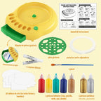Máquina de arte giratorio para niños, kit de regalo para artes y