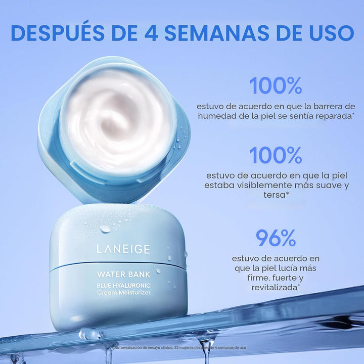 LANEIGE Crema Hidratante Water Bank Azul con Ácido Hialurónico: Cre...