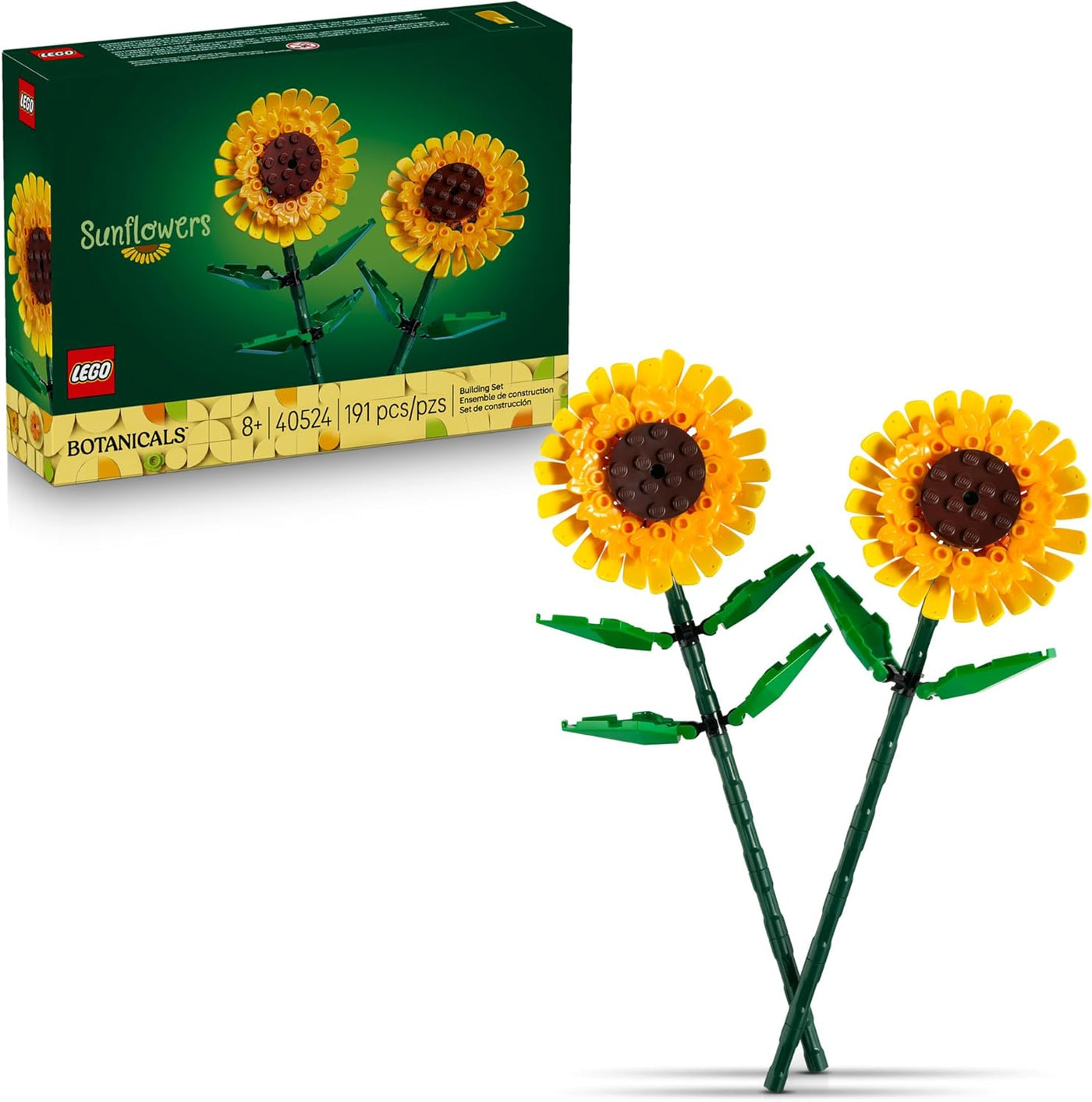 LEGO Girasoles de juguete de construcción para niños niñas