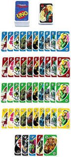 UNO Marvel y DC Cards Set - Bundle con Batman y Spiderman UNO Cards para Kids Plus Stickers, más | Batman y Spiderman Activities para Kids, Family Game Night
