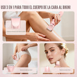 Crolanli Recortadora de bikini para mujer, maquinilla de afeitar el...