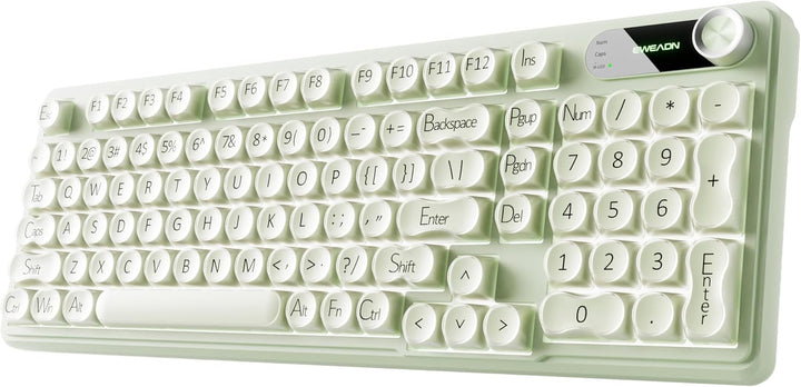 EWEADN V102 - Teclados inalámbricos, teclado para juegos de 98 tecl...
