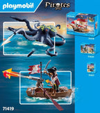 Playmobil Piratas: Batalla con el pulpo gigante