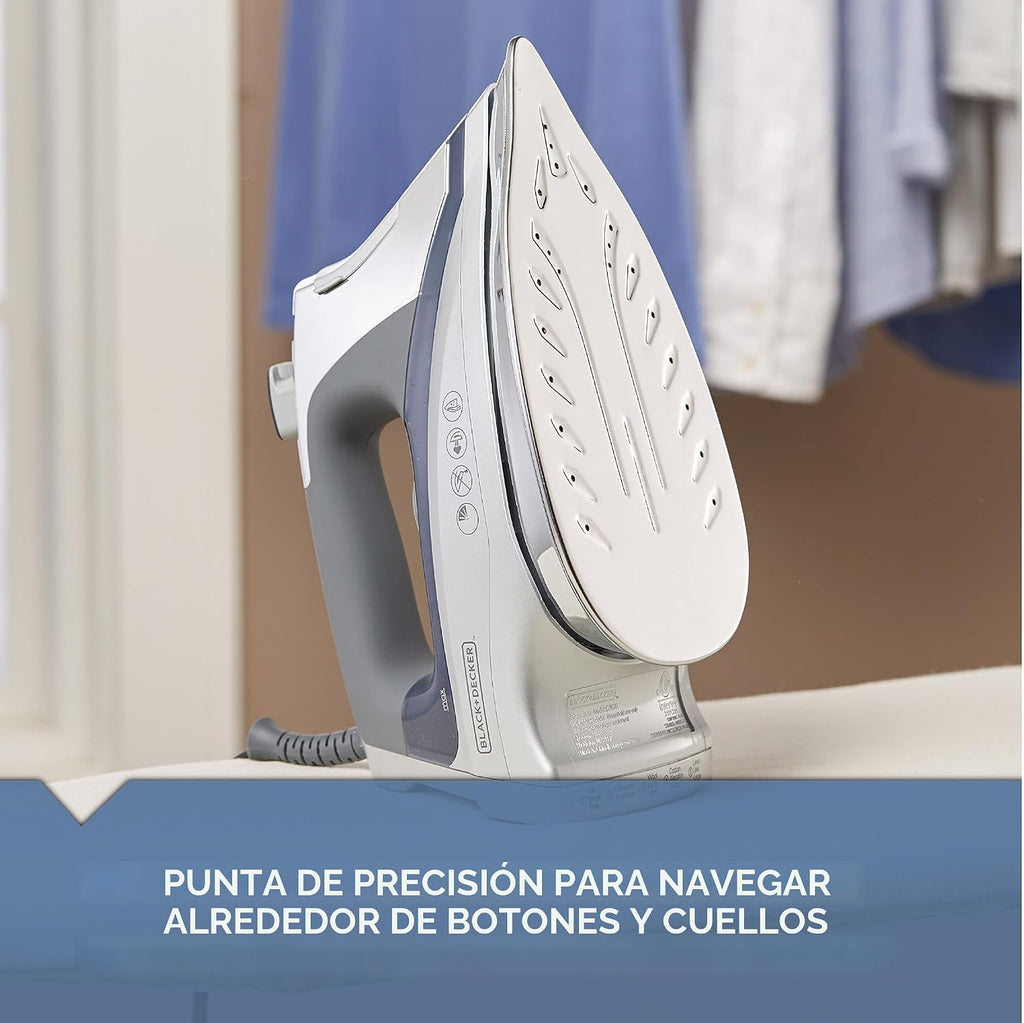Plancha a vapor profesional BLACK+DECKER Allure para ropa
