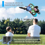 4DRC V32 Aviones de espuma con control remoto para niños y adultos, aviones de combate RC con luz, 360° Flip Fighter Jet Toys, Stunt Roll, regalos de juguete de avión para niños