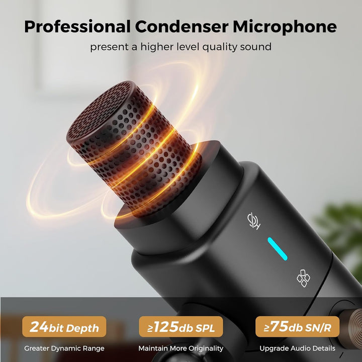 NearStream AM25X Gen2 Micrófono de Condensador XLR\/USB con Cancela...