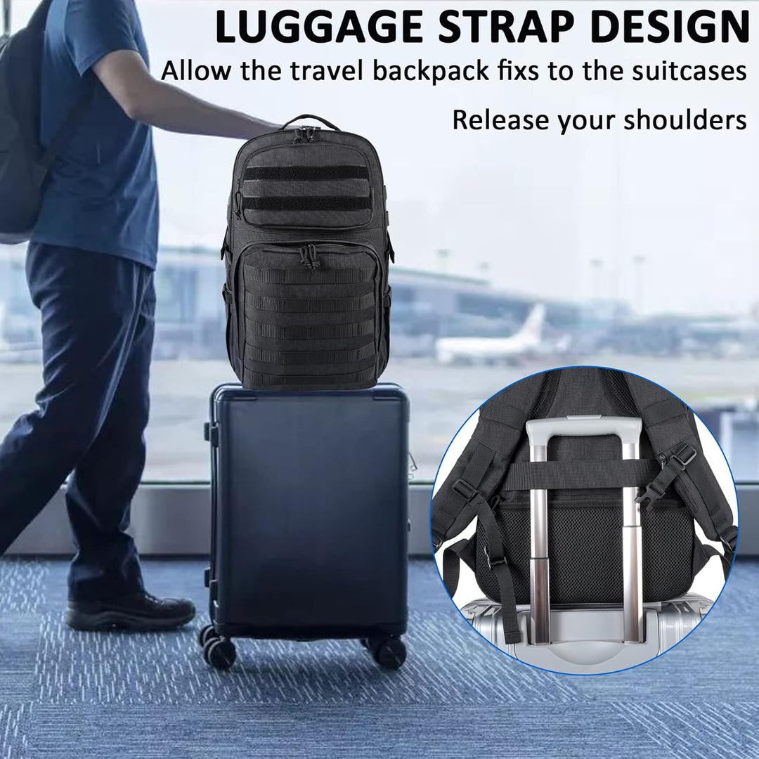 MATEIN Mochila para laptop de 17 pulgadas, mochila táctica militar...