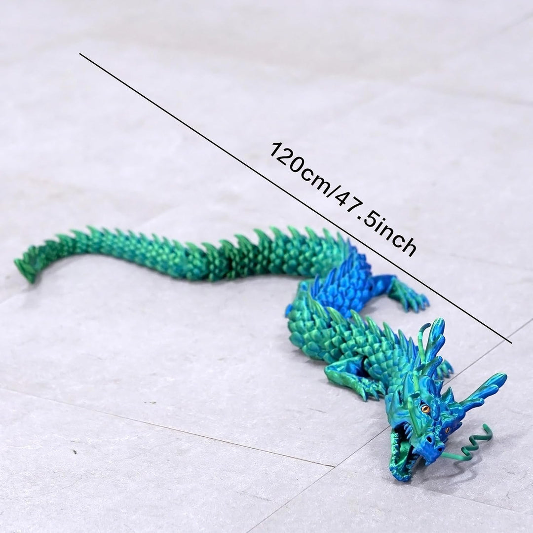 Modelos de dragón impresos en 3D súper grandes de 47.3 pulgadas, fi...