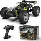 Geoxor Coche de control remoto a escala 1:14 de más de 30 KM/H de alta velocidad, cuerpo de aleación, autos RC rápidos para niños de 8 a 12, 2.4 GHz, todo terreno, camión a control remoto con 2