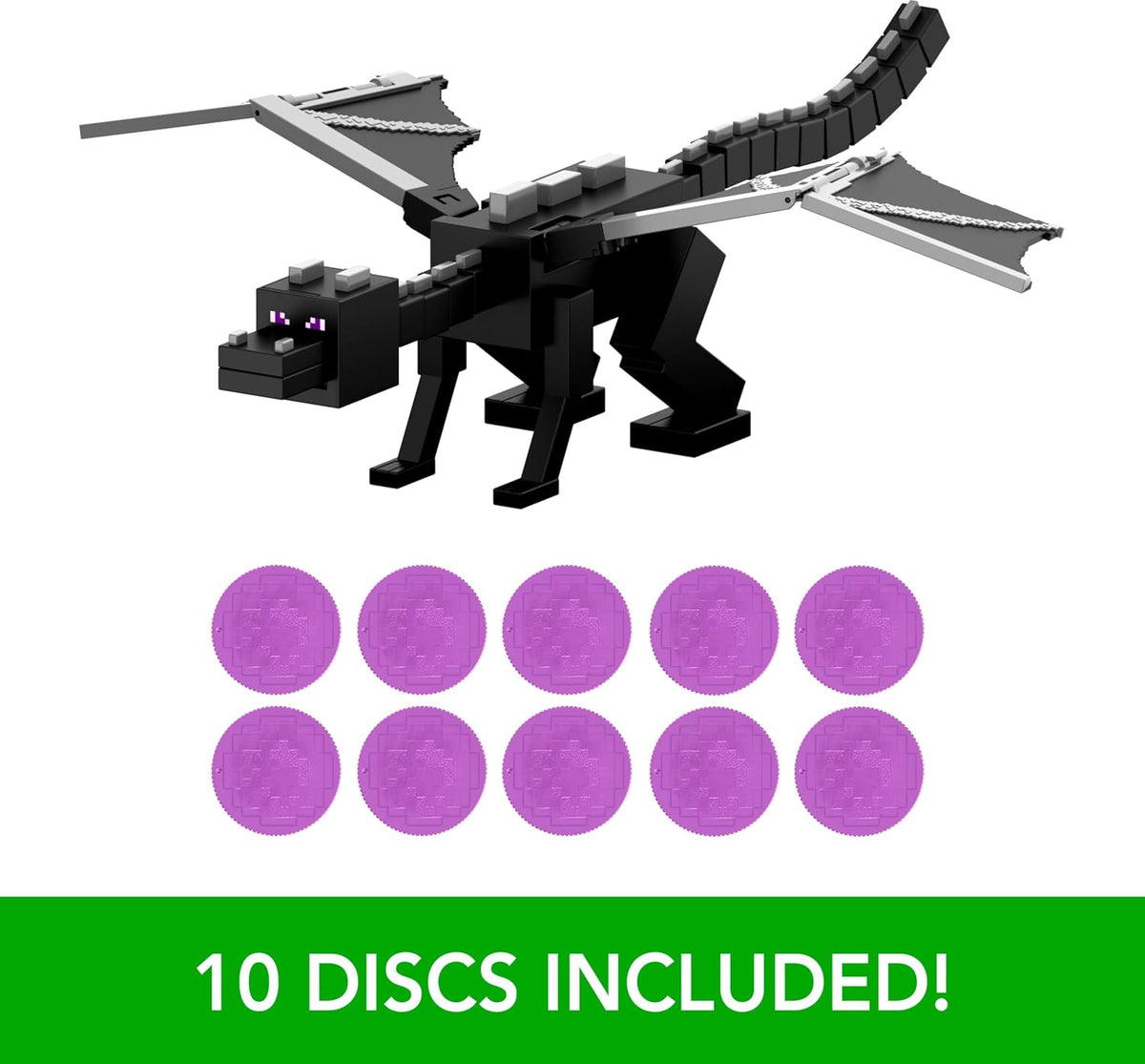 Figura de acción de dragón de Minecraft Dragón Ender de aliento de