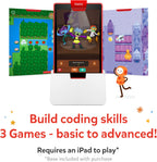 Osmo - Kit de iniciación de codificación para iPad - 9 juegos educativos de aprendizaje - Edades de 5 a 10 años - Aprende a codificar, conceptos básicos de codificación y rompecabezas de codificación