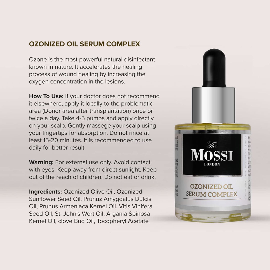 The Mossi London - Suero ozonizado para el cabello y el cuero cabel...