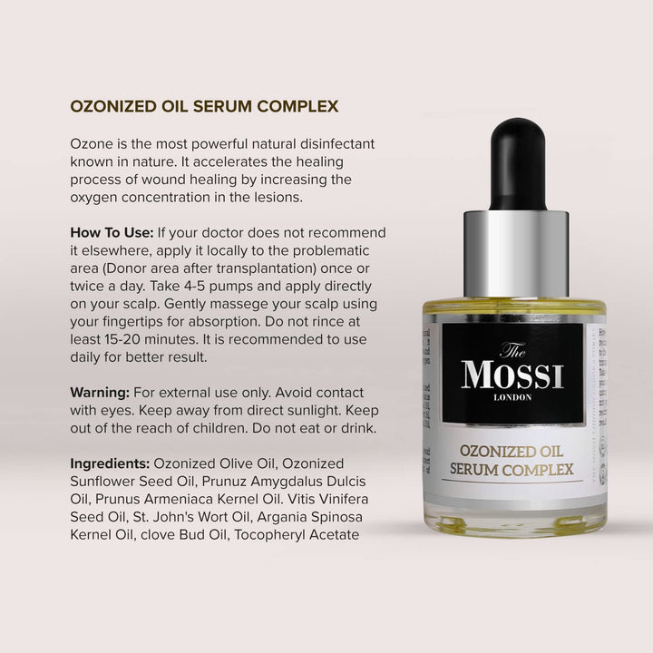 The Mossi London - Suero ozonizado para el cabello y el cuero cabel...
