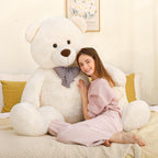 MaoGoLan Oso de Peluche Gigante Jumbo de Tamaño Real de 55 Pulgadas, Animales de Peluche Grandes Chucky, Regalo de Oso Grande para Niñas, Adolescentes, Niños, Niñas, Novia, Novio, Esposa, GF