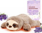 Easfan Juguete de peluche con peso de perezoso para microondas de 12