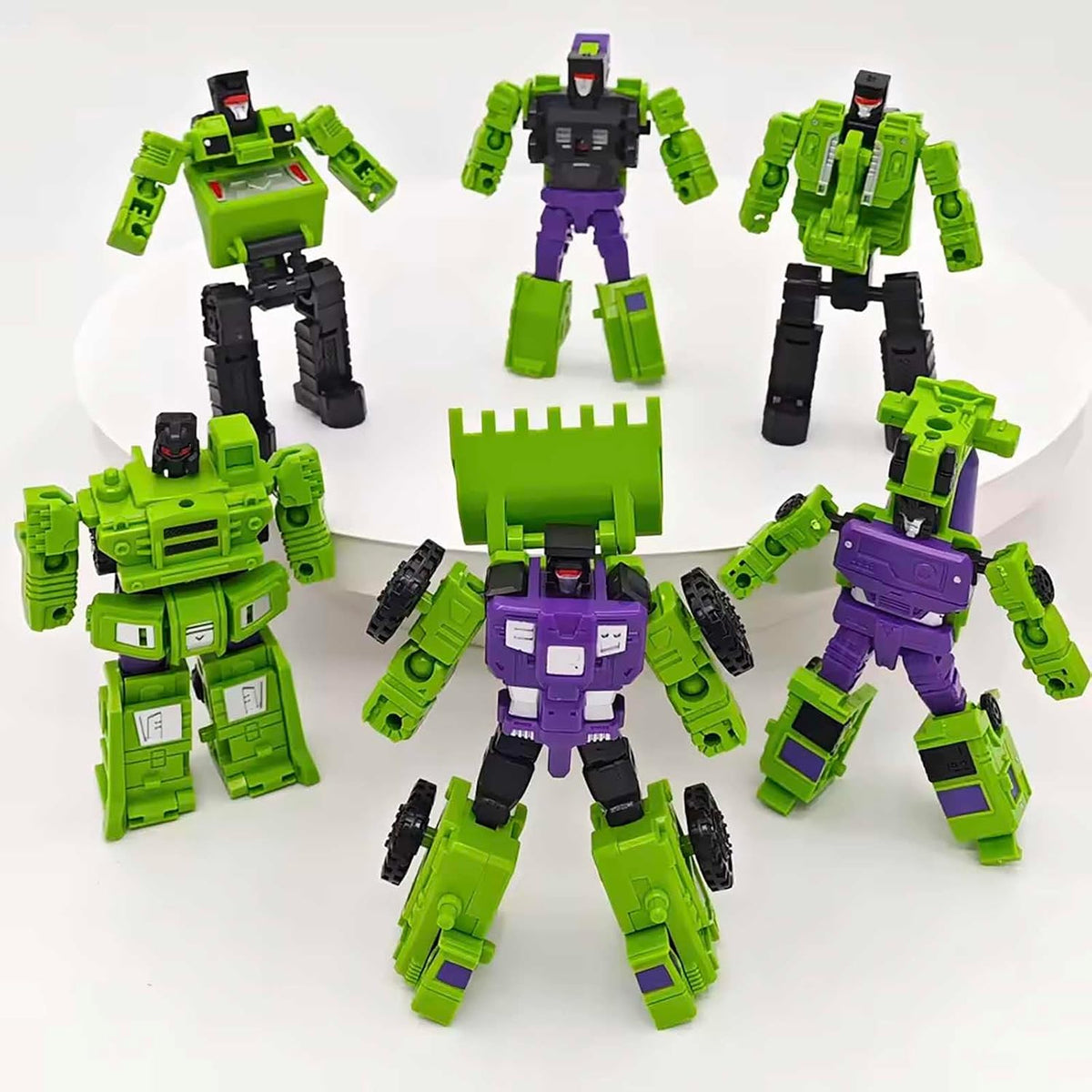 6 en 1 Transformar Combiner Deformación Guerras Combiner Juguetes 8