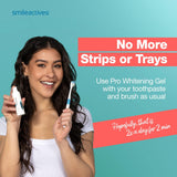 Smileactives Kit de blanqueamiento dental, tratamiento completo de...