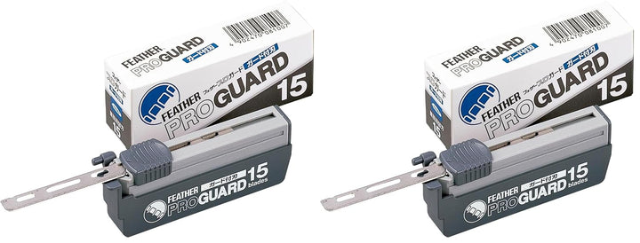 Feather Artist Club ProGuard - Cuchillas de afeitar (15 unidades, 2...