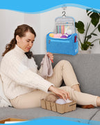Aeelike - Kits de ganchillo para principiantes, adultos y niños, juego completo de ganchillo, color azul