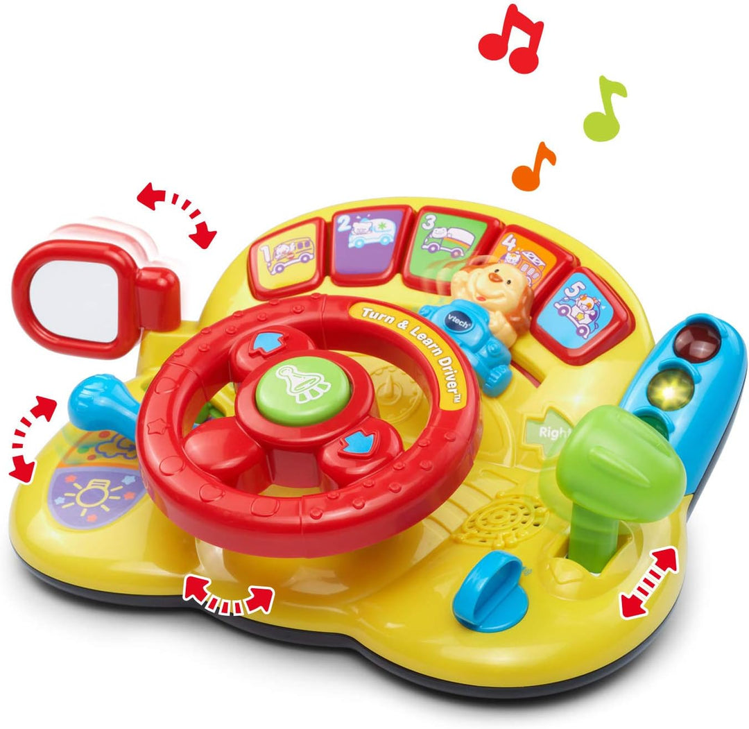 VTech Gira y aprende conductor amarillo