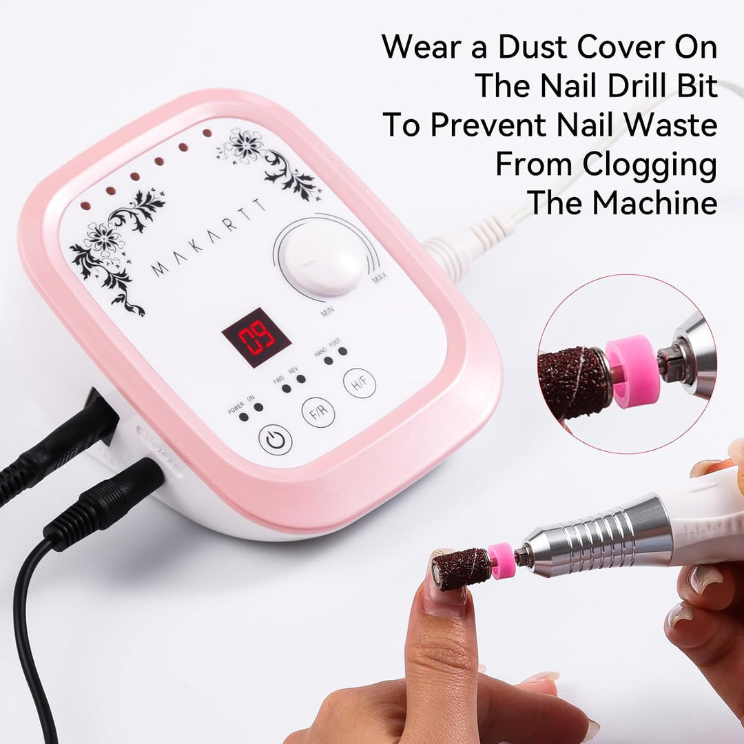Makartt Taladro de Uñas - Máquina Profesional de Lima de Uñas Eléct...