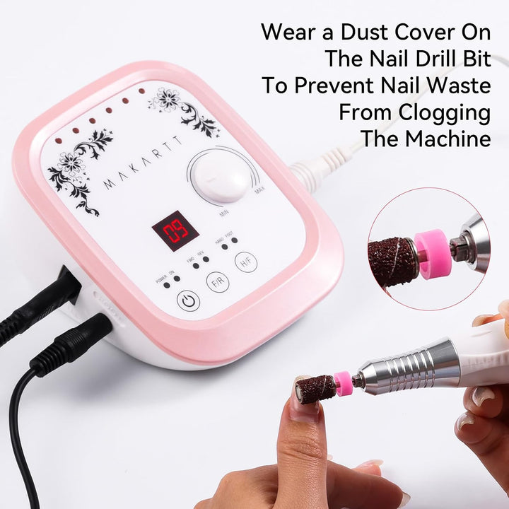 Makartt Taladro de Uñas - Máquina Profesional de Lima de Uñas Eléct...