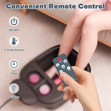 Aqvesane Masajeador de baño plegable para pies con calor, control r...