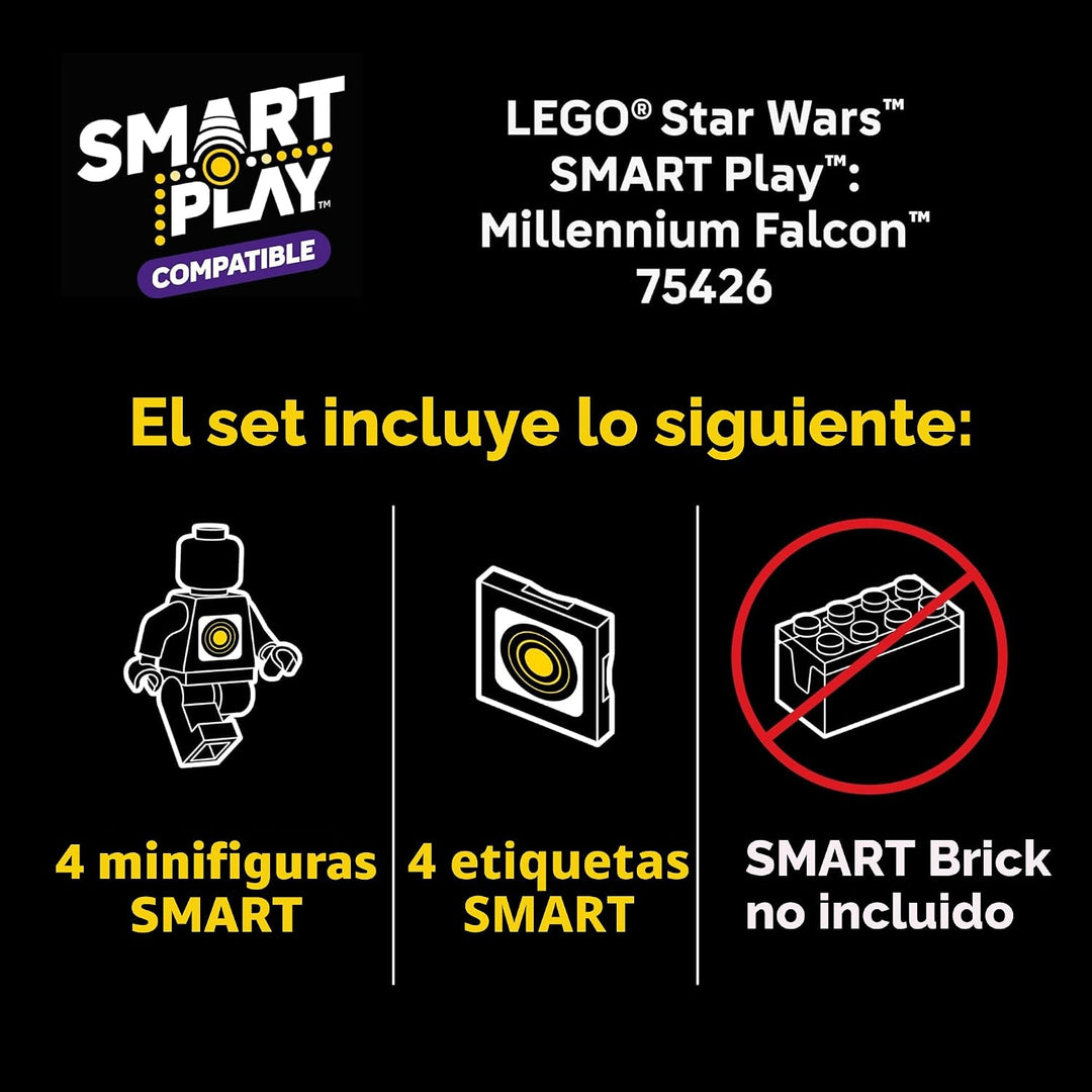 LEGO Star Wars SMART Play: Millennium Falcon Starship Building Toy...