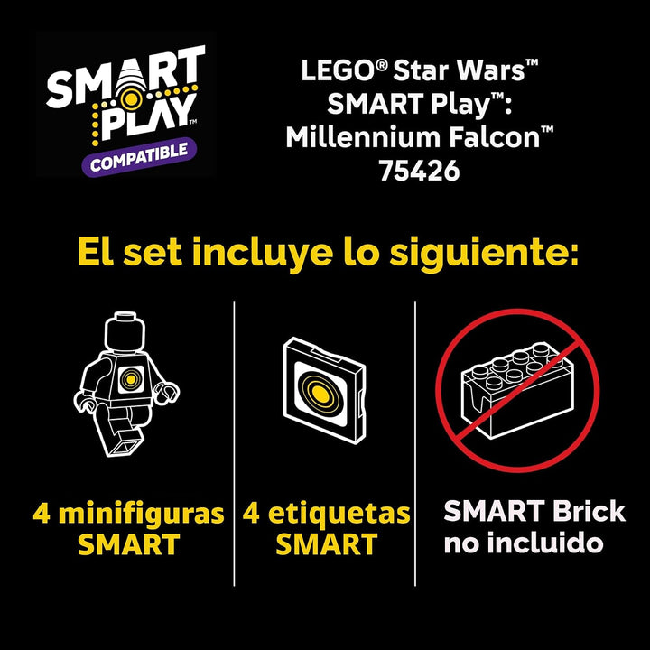 LEGO Star Wars SMART Play: Millennium Falcon Starship Building Toy...