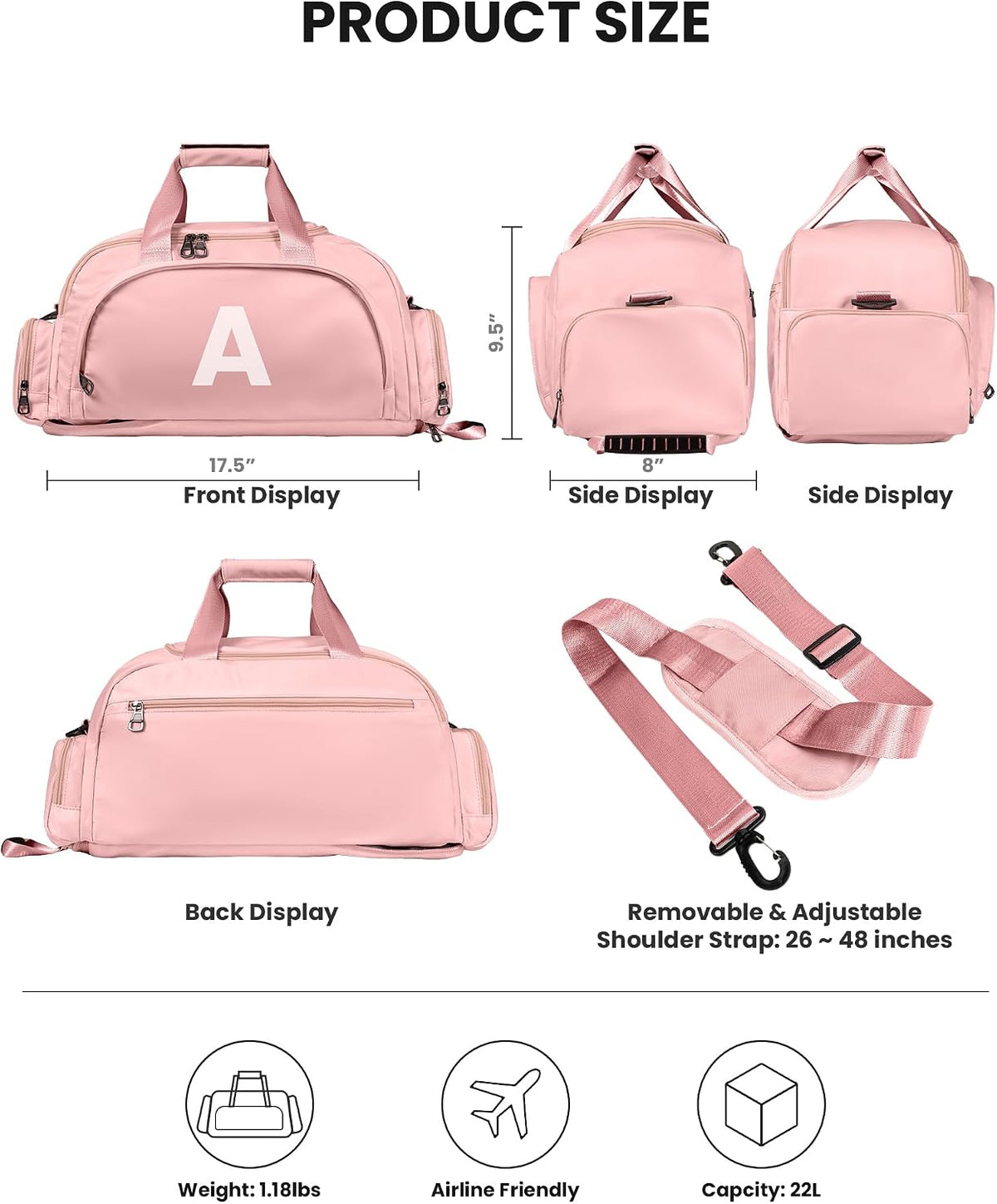 Regalo de cumpleaños para niñas adolescentes, bolsa de gimnasio