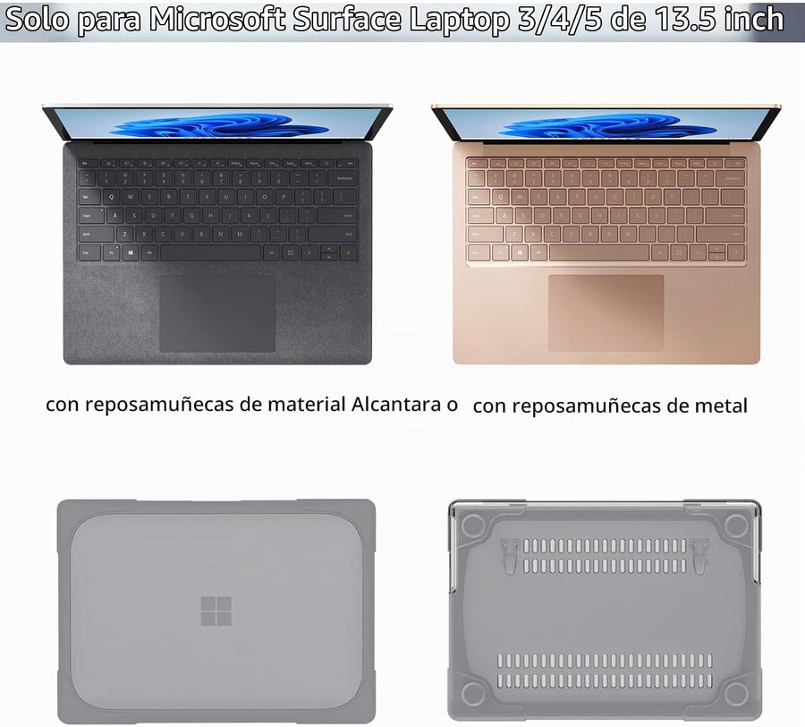 Batianda Funda resistente para laptop Microsoft Surface 5 4 3 de 13...
