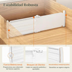 Lifewit Divisores de Cajón de 5" de Alto, Organizadores Ajustables para Cajones Profundos de Ropa