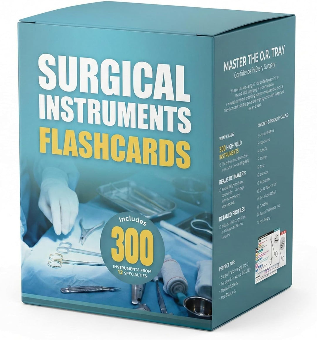 Tarjetas de instrumentos quirúrgicos para procesamiento
