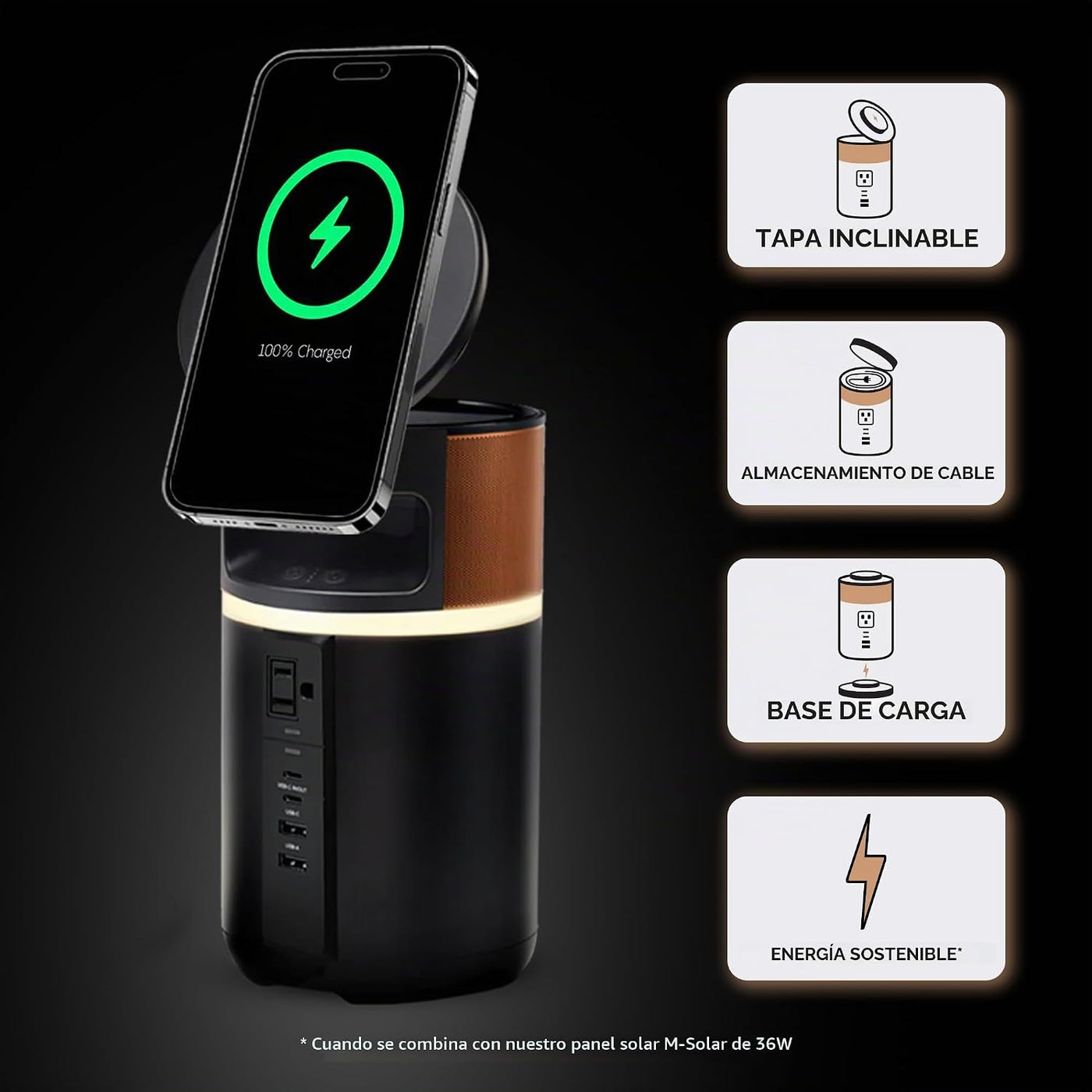 Duracell Hub de carga portátil M250 - Cargador de 250 W para portát...