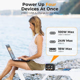 powkey Banco de energía portátil de 146 Wh y cargador portátil port...