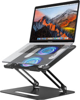 YICOSUN Soporte de refrigeración ajustable para laptop con 2 ventil...
