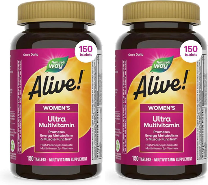 Nature's Way Alive! Multivitamínico diario para mujer, fórmula...