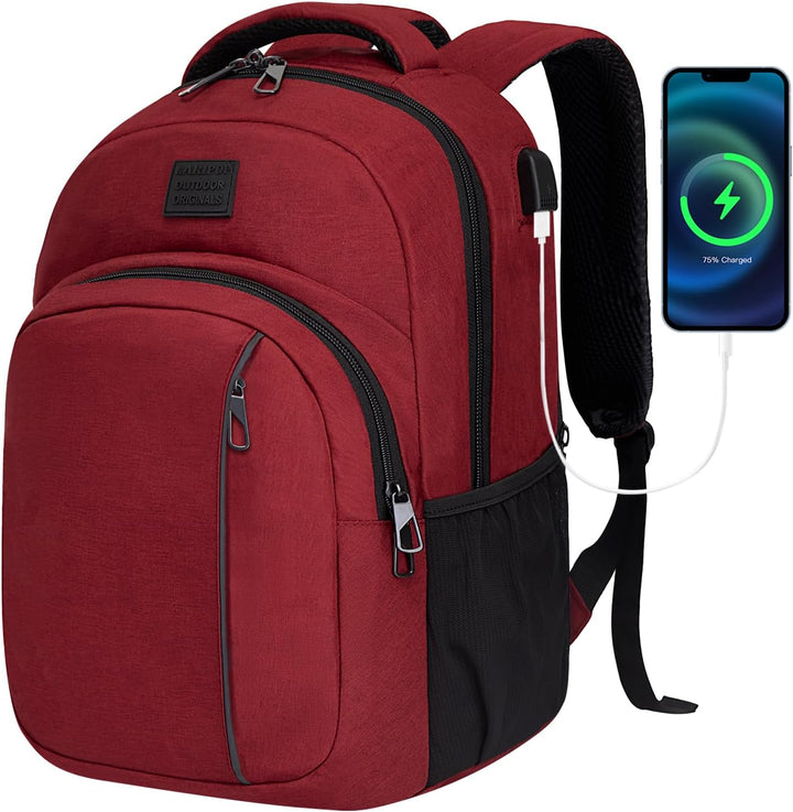 LARIPOP Mochila de viaje para laptop, mochila para laptop de negoci...
