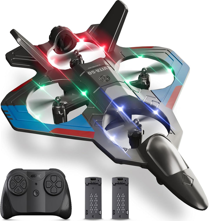 4DRC Aviones RC de Control Remoto para Niños, Aviones de Control Re...
