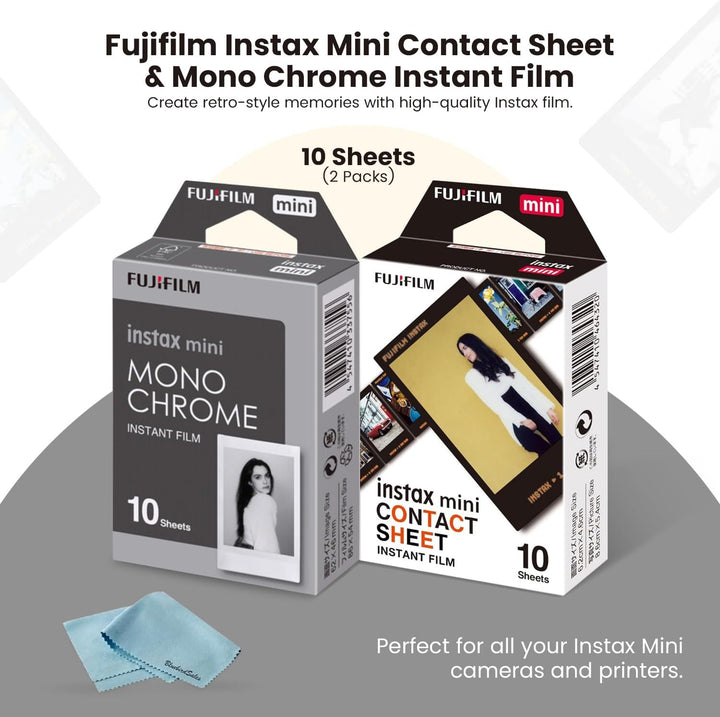 Fujifilm Instax Mini Film Combo \u2013 Hoja de contacto (10 disparo...