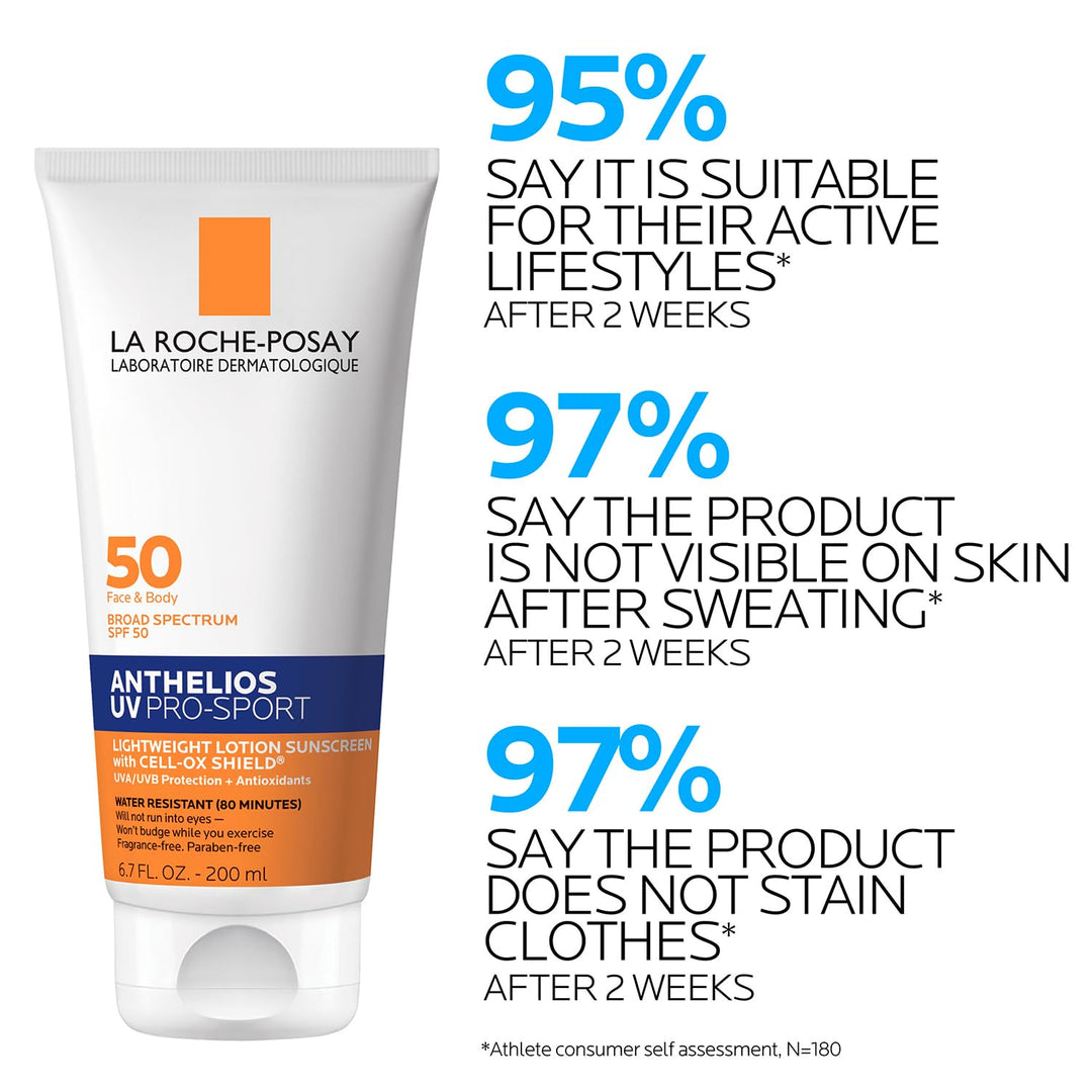 La Roche-Posay Anthelios UV Pro-Sport SPF 50 Sunscreen for Face &am...