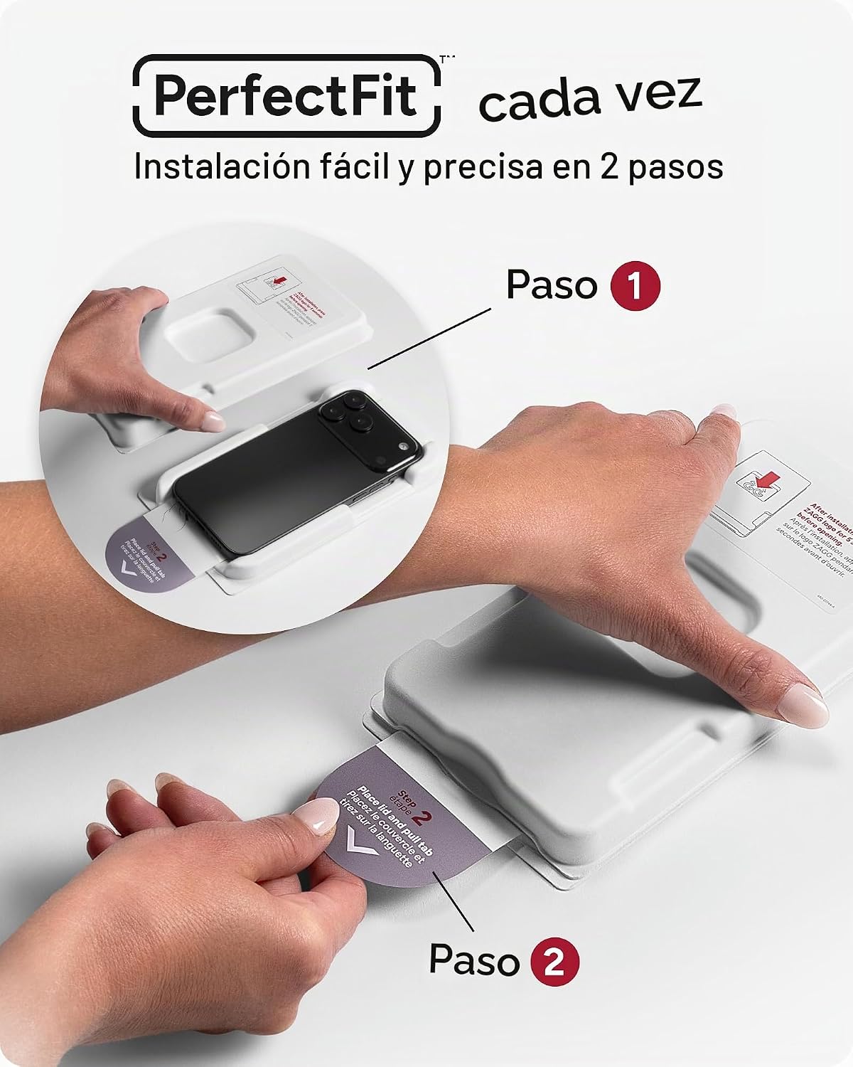 ZAGG Glass+ - Protector de pantalla para iPhone 18 Pro/iPhone 17 Pro