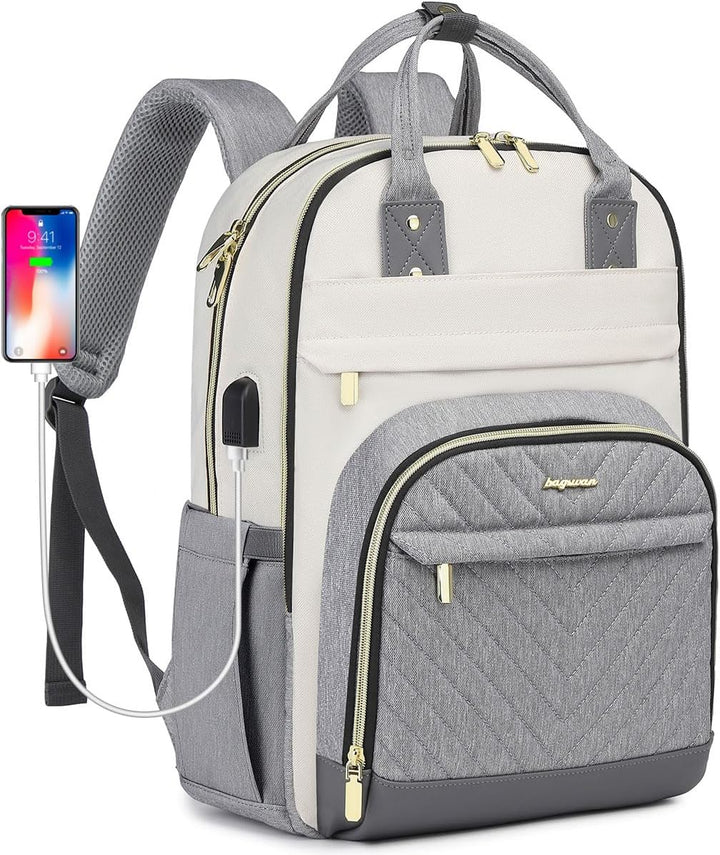 bagswan Mochila para Laptop para Mujeres Bolsa, 15,6 pulg.